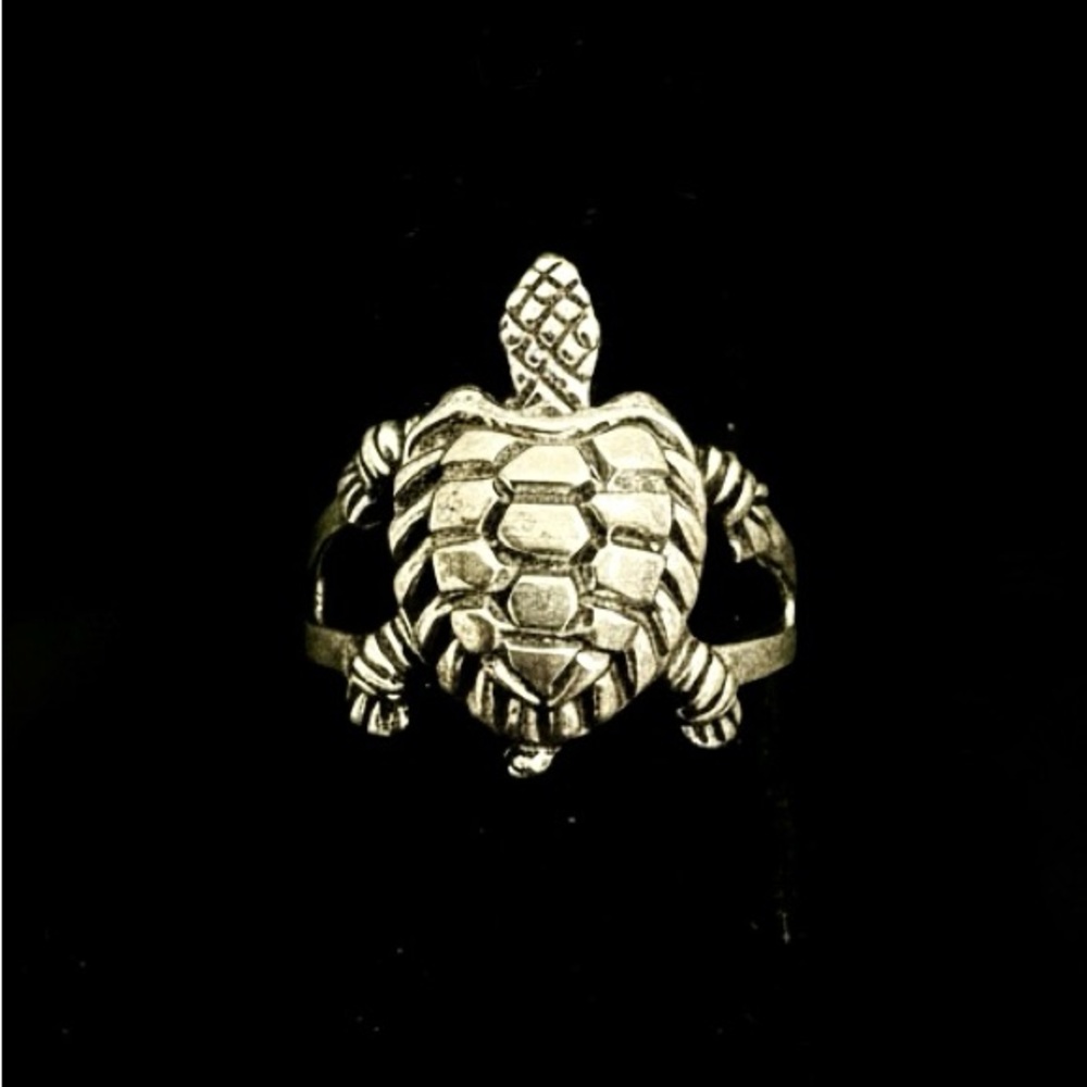 Sterling Silver‎ Turtle Reptile Ring
